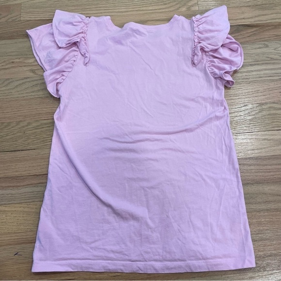 Crewcuts Girls' ruffle-sleeve T-shirt - Picture 2 of 6